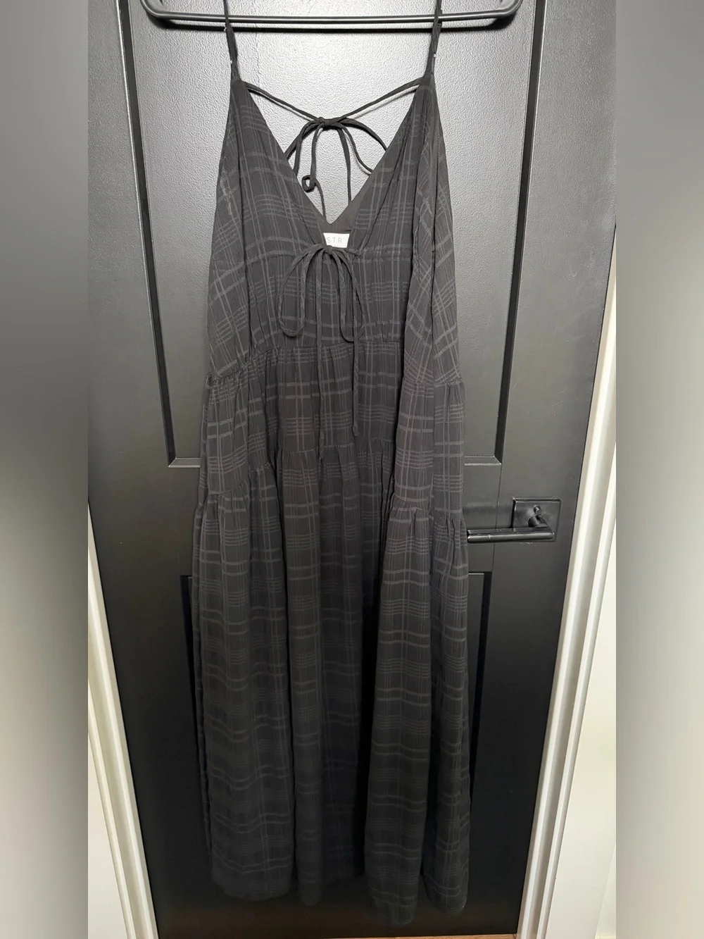 Astr Lizbeth Black Maxi Dress
